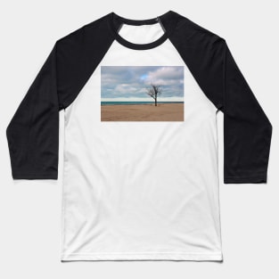 A tree by the lake. Baseball T-Shirt